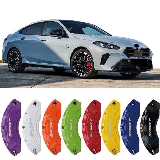4pcs Aluminum Brake Caliper Covers for BMW 228 230 328 330 430 530 540 740 760 / X1 X2 X3 X4 X5 X6 X7 - Auto Accessories